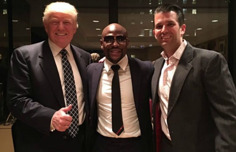Floyd Mayweather o Donaldu Trumpu