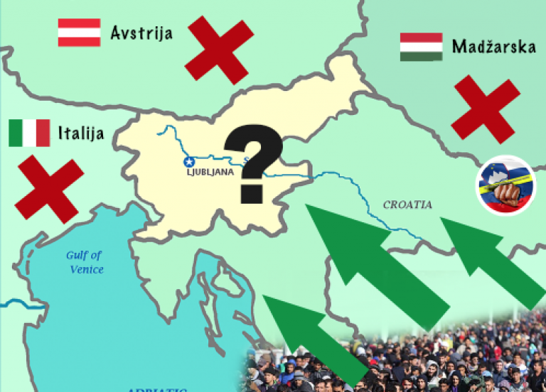 Bo Slovenija postala žep, kjer bo obstalo 50.000 migrantov?
